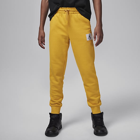 Nike yellow sweatpants cheap